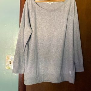 Victoria’s Secret extra-large, heather-gray sweatshirt